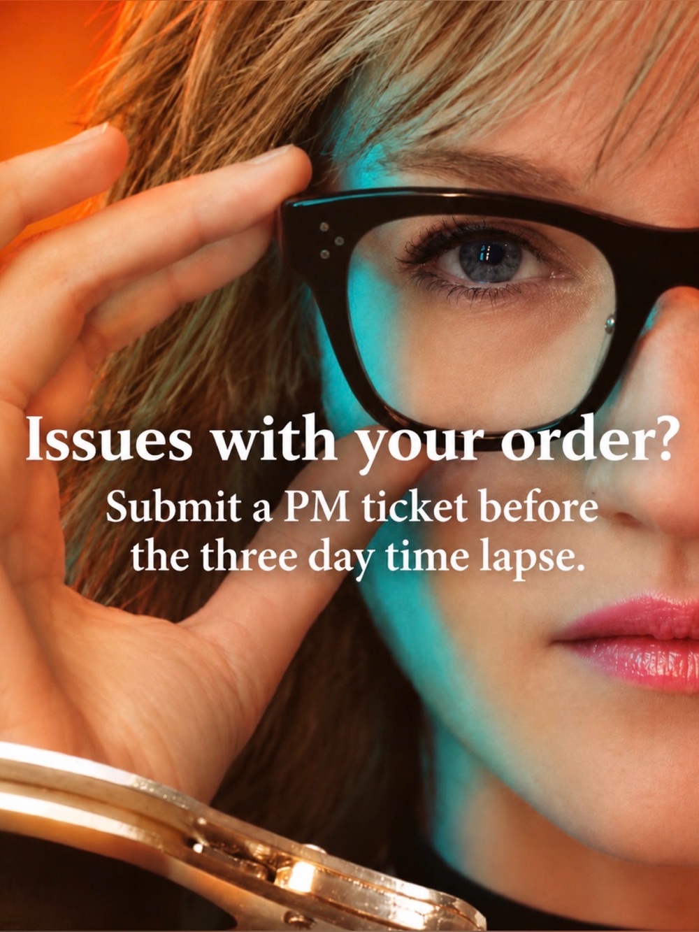 Please inspect your order promptly!